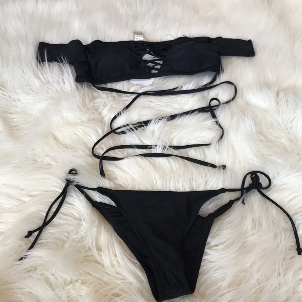 Black zaful swimsuit